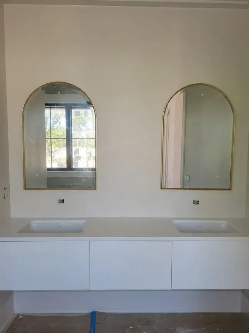Bathroom detail before fixtures upgrade